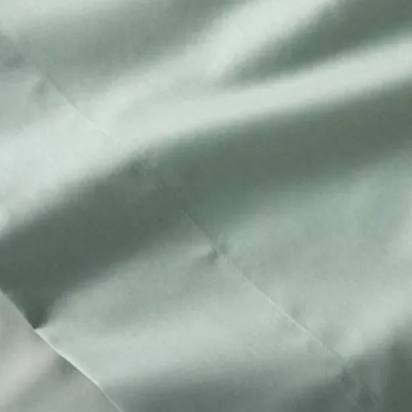 Full 300 Thread Count Temperature Regulating Solid Sheet Set Sage Green Casaluna